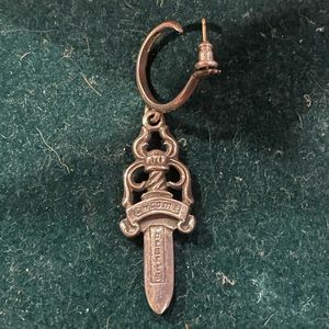 Single Chrome Hearts Dagger Earring Dangle